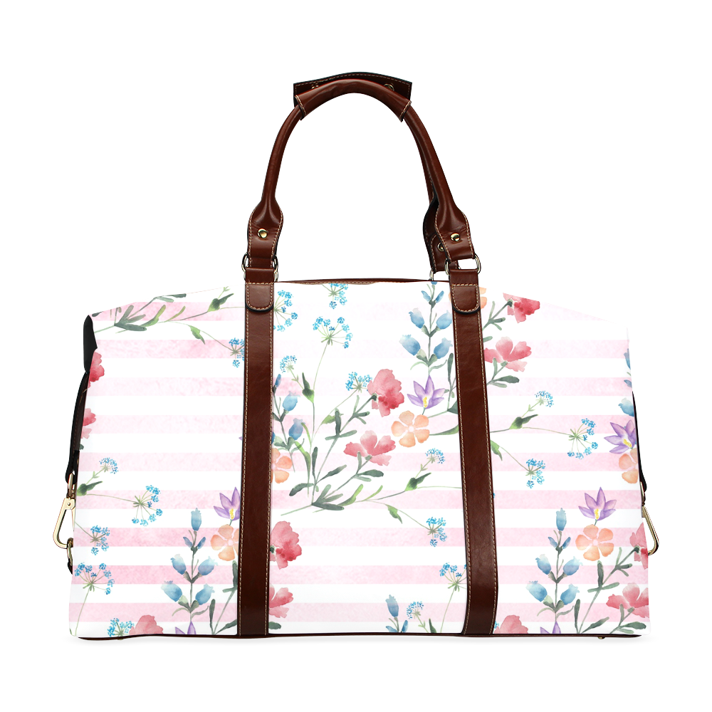 Delicate Wildflowers Classic Travel Bag (Model 1643)