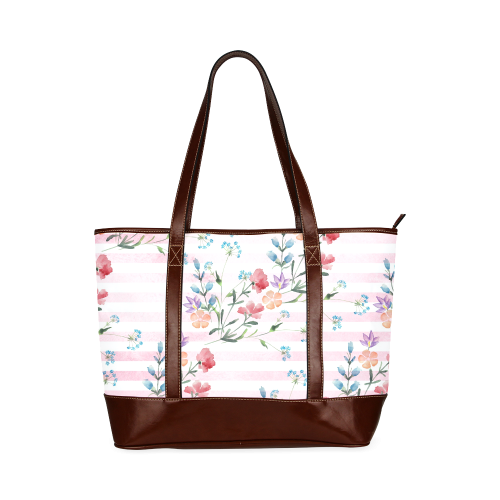 Delicate Wildflowers Tote Handbag (Model 1642)