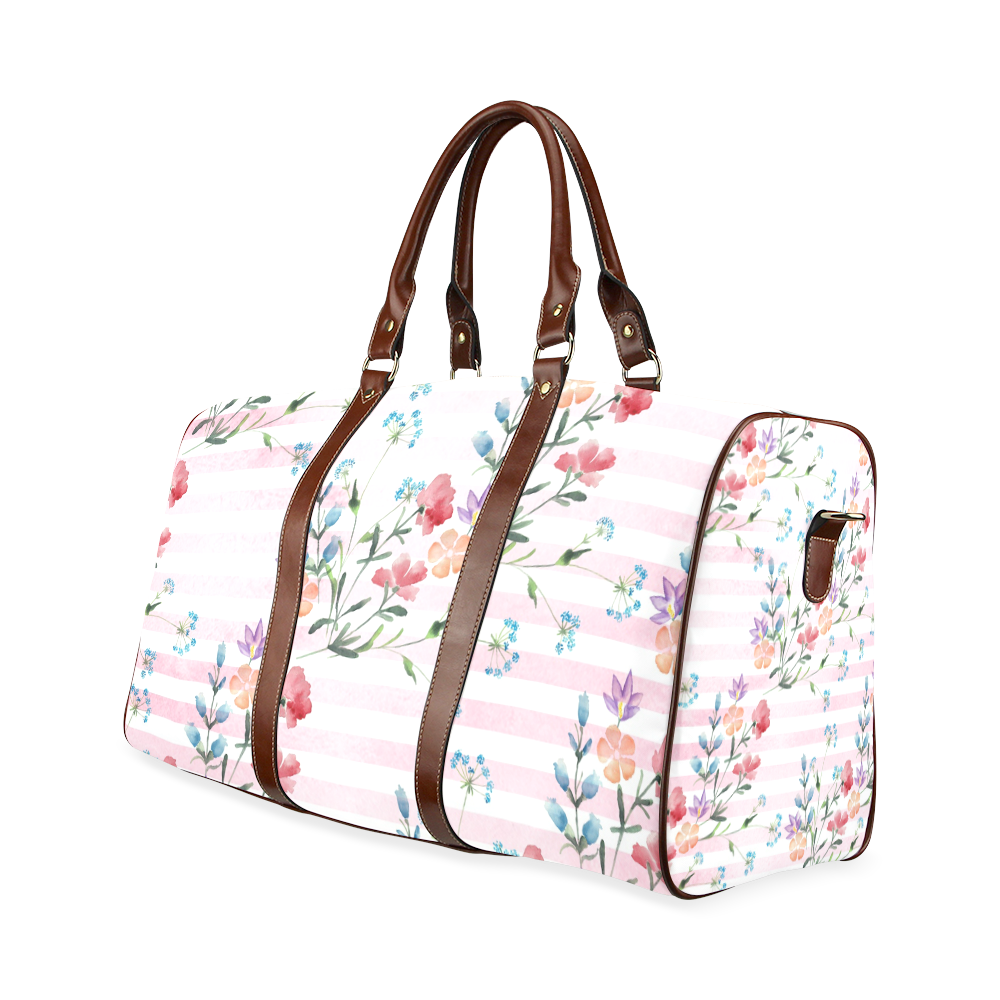Delicate Wildflowers Waterproof Travel Bag/Small (Model 1639)