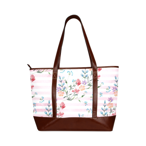 Delicate Wildflowers Tote Handbag (Model 1642)