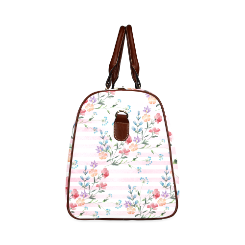 Delicate Wildflowers Waterproof Travel Bag/Small (Model 1639)