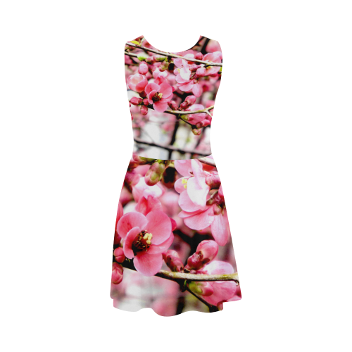 Pink Floral Atalanta Sundress (Model D04)