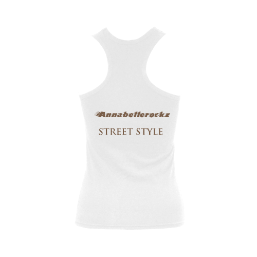 Sinataggen-street style by Annabellerockz Women's Shoulder-Free Tank Top (Model T35)