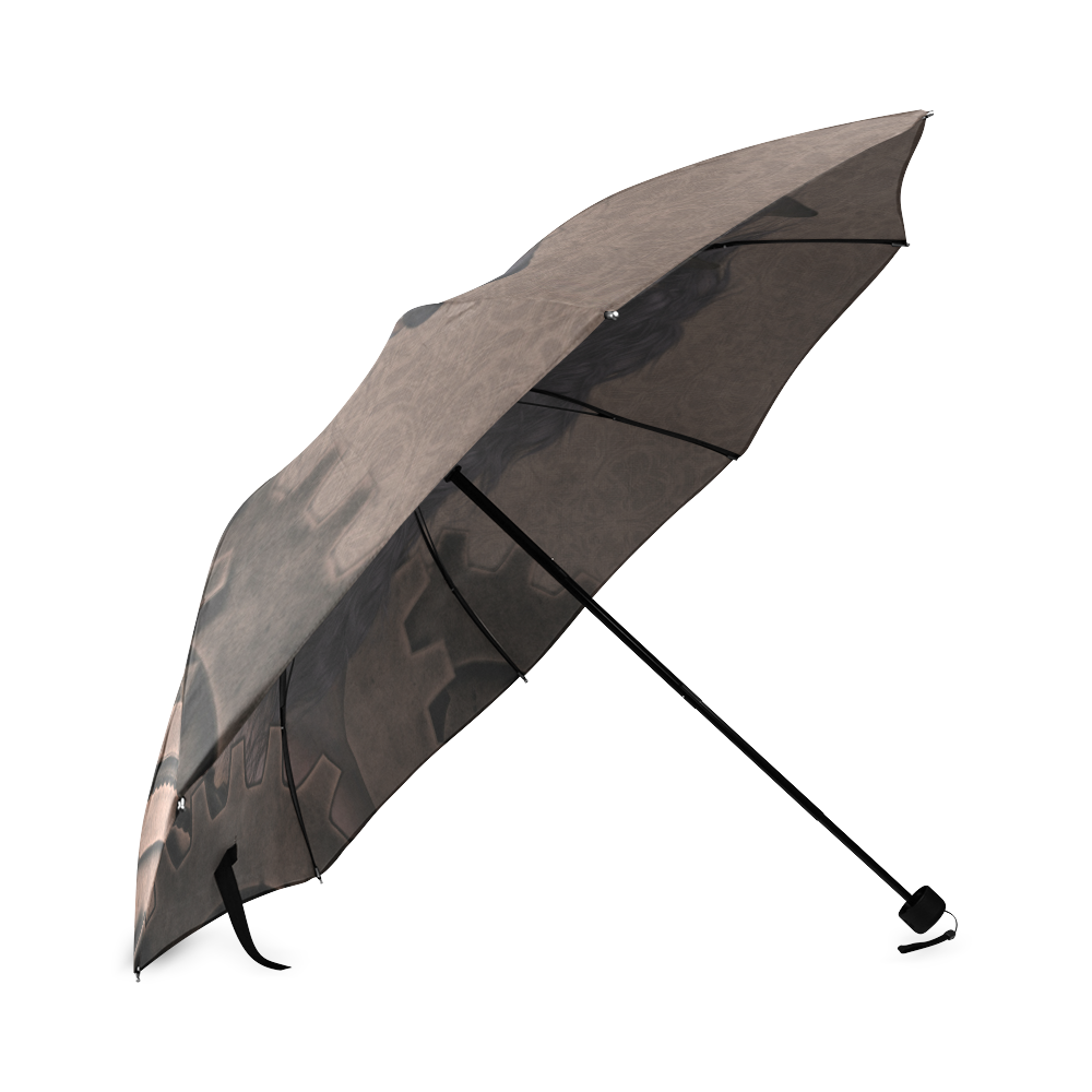 Steampunk Horse Foldable Umbrella (Model U01)