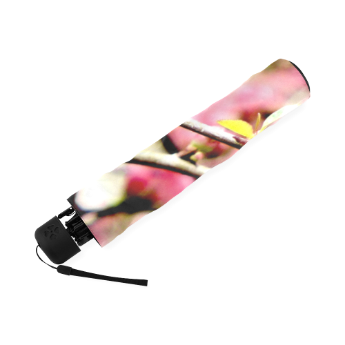 Pink Floral Foldable Umbrella (Model U01)