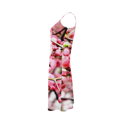 Pink Floral Alcestis Slip Dress (Model D05)