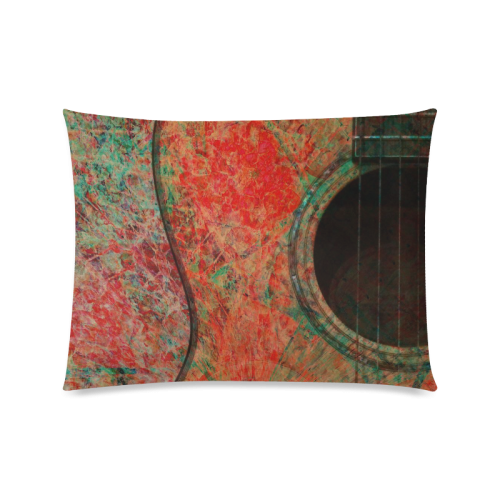 Acoustic Splatter Custom Picture Pillow Case 20"x26" (one side)