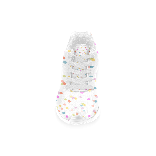 Retro Polka Dots Women’s Running Shoes (Model 020)
