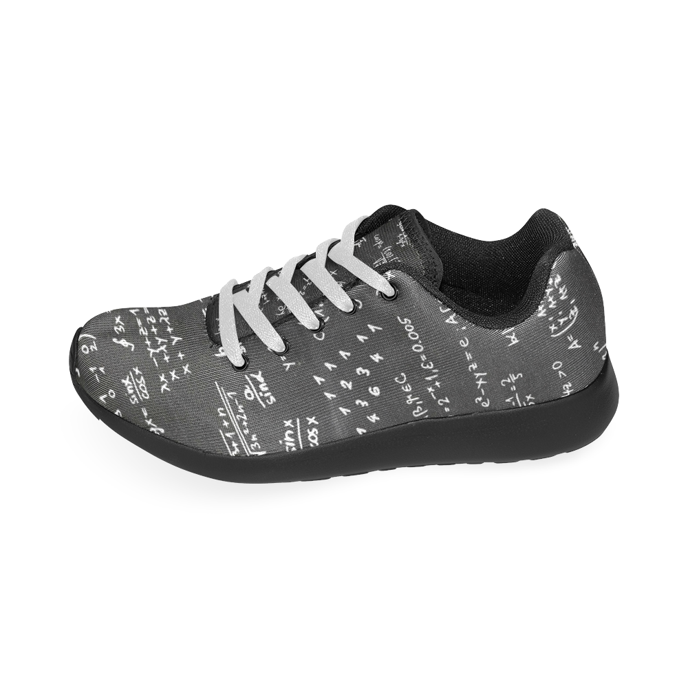 Blackboard Mathematic Formulas Men’s Running Shoes (Model 020)