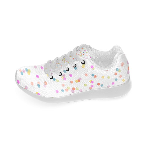 Retro Polka Dots Women’s Running Shoes (Model 020)