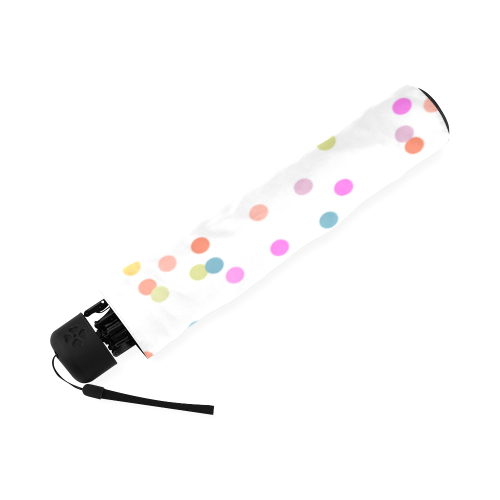 Retro Polka Dots Foldable Umbrella (Model U01)