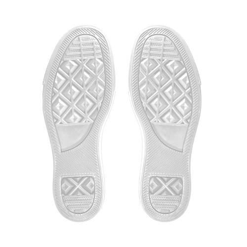 Modern Pattern Women's Unusual Slip-on Canvas Shoes (Model 019)
