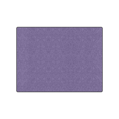 Gentian Violet Color Accent Blanket 50"x60"