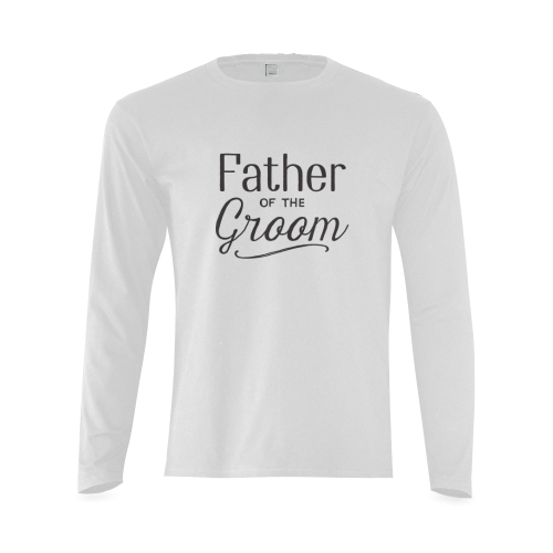 father of the groom - wedding - marriage Sunny Men's T-shirt (long-sleeve) (Model T08)