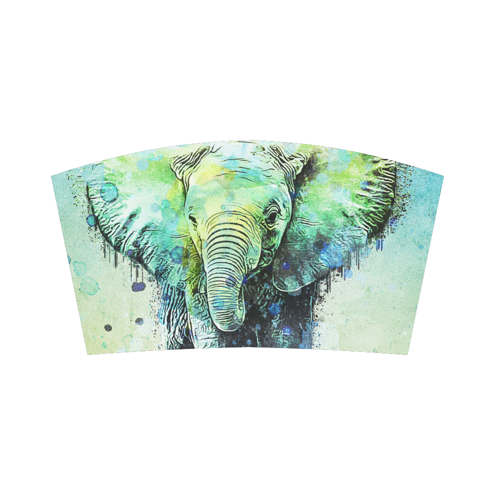 watercolor elephant Bandeau Top