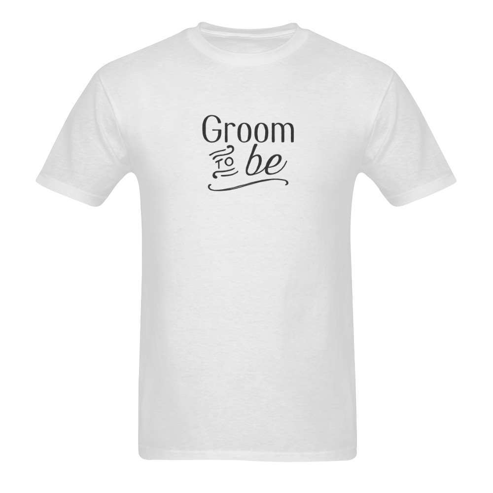 groom to be - wedding - marriage - love Sunny Men's T- shirt (Model T06)