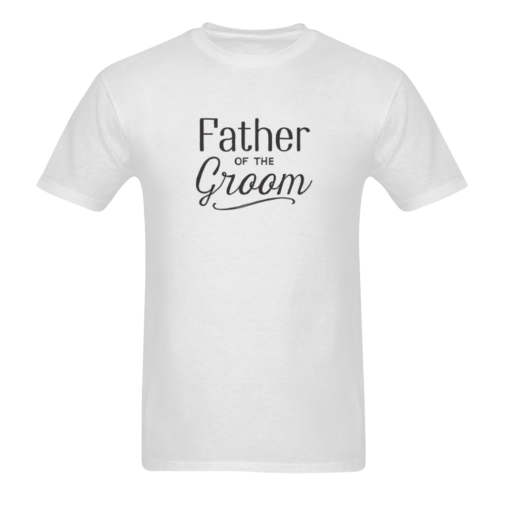 father of the groom - wedding - marriage Sunny Men's T- shirt (Model T06)