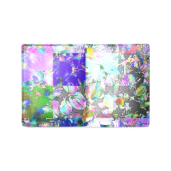 Foliage Patchwork #12 - Jera Nour Men's Leather Wallet (Model 1612)