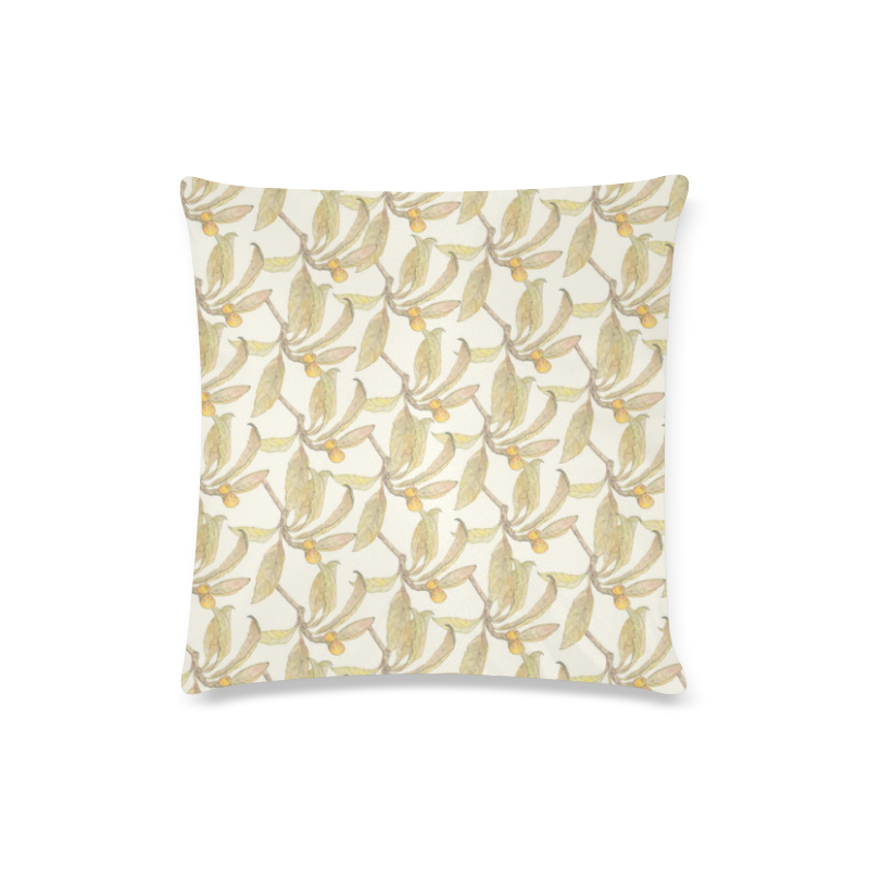 Natural Style Custom Zippered Pillow Case 16"x16"(Twin Sides)