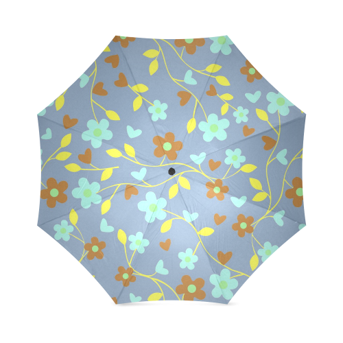 lovely floral 416E Foldable Umbrella (Model U01)