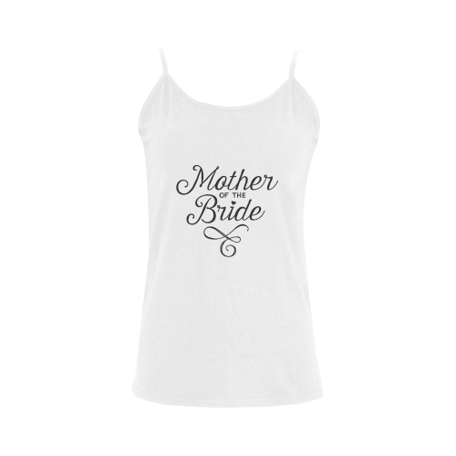 Mother of the bride - wedding - marriage Women's Spaghetti Top (USA Size) (Model T34)