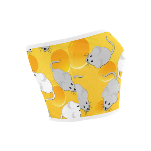 mice on cheese Bandeau Top