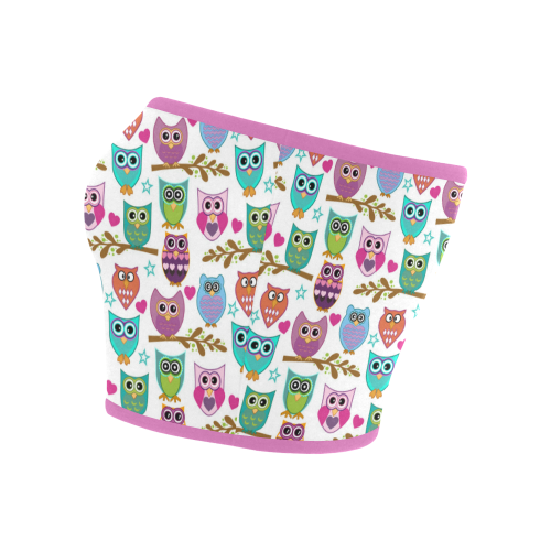 happy owls Bandeau Top