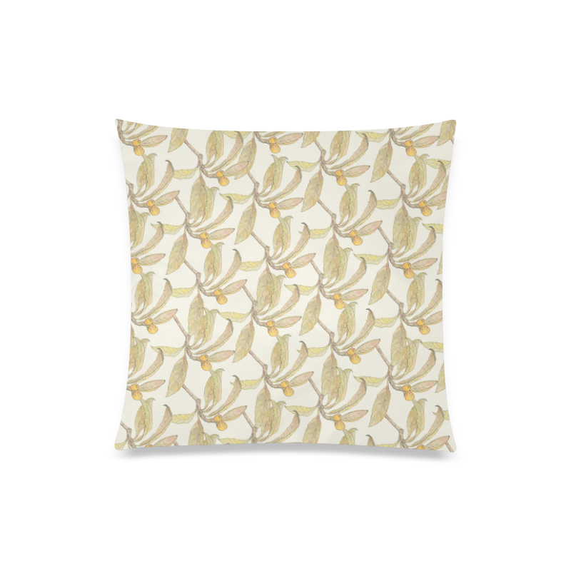 Natural Style Custom Zippered Pillow Case 20"x20"(One Side)