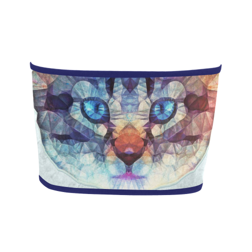 abstract kitten Bandeau Top