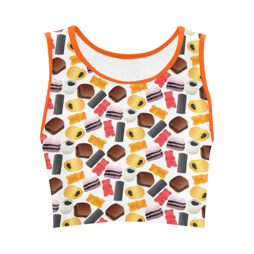 Yummy Women's Crop Top (Model T42)