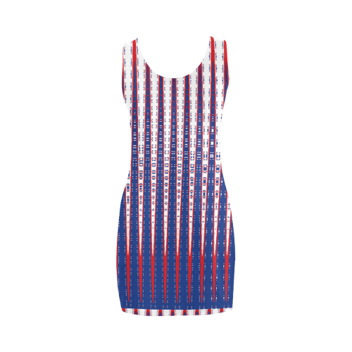 Dress Norwegian colors-Annabllerockz Medea Vest Dress (Model D06)