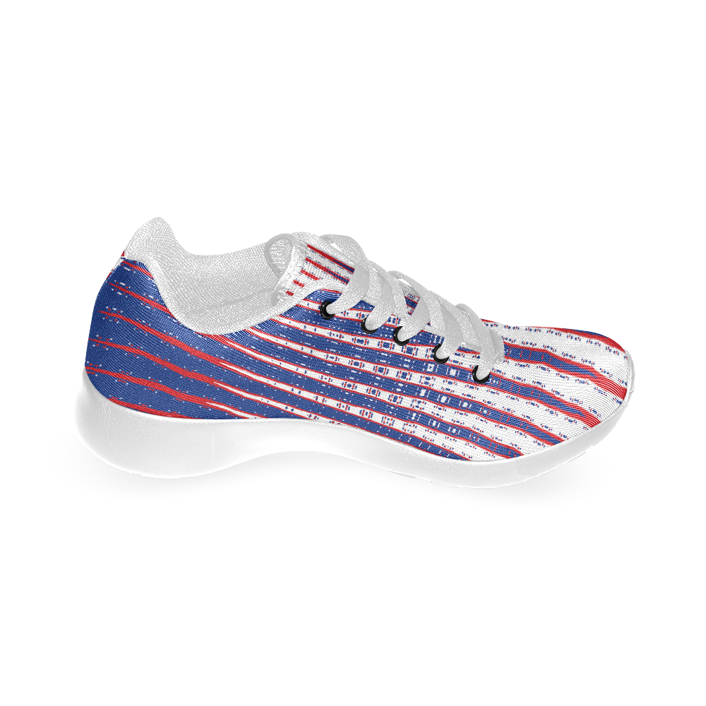 Running shoes ,Norwegian colors-Annabellerockz Women’s Running Shoes (Model 020)