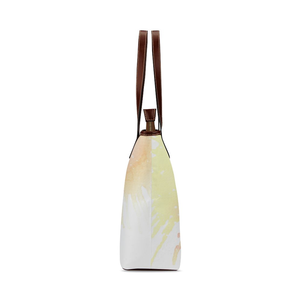 watercolor blotches Shoulder Tote Bag (Model 1646)