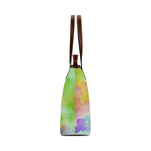 Watercolor abstraction 02 Shoulder Tote Bag (Model 1646)