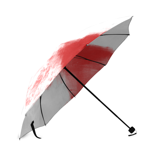 abstract red Foldable Umbrella (Model U01)