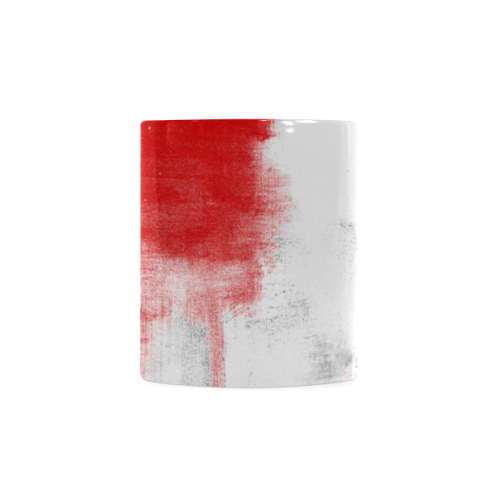 abstract red White Mug(11OZ)