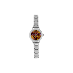 Foliage Patchwork #11 - Jera Nour Women's Italian Charm Watch(Model 107)
