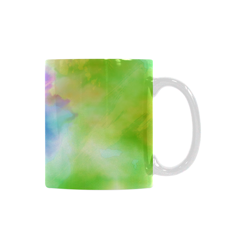 Watercolor abstraction 02 White Mug(11OZ)