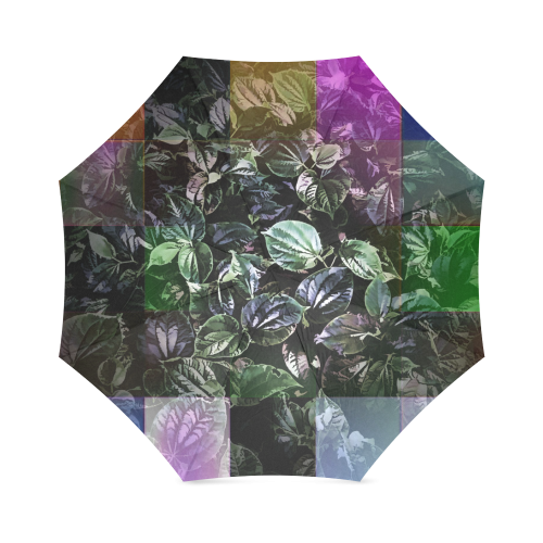 Foliage Patchwork #13 - Jera Nour Foldable Umbrella (Model U01)