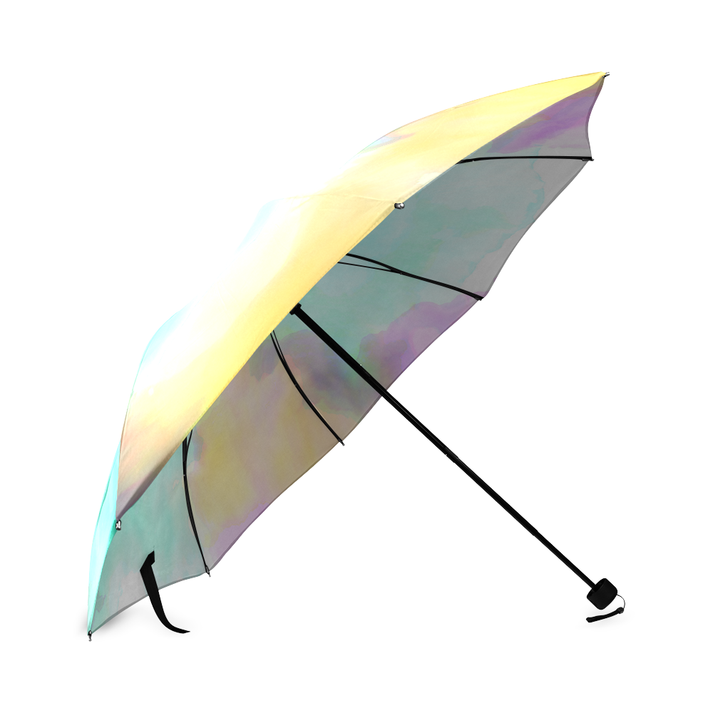 Watercolor abstraction 06 Foldable Umbrella (Model U01)