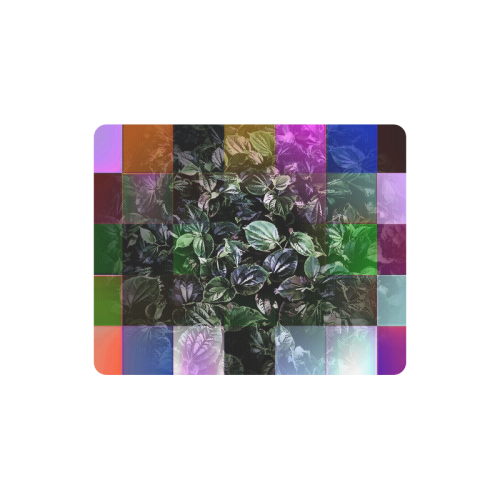 Foliage Patchwork #13 - Jera Nour Rectangle Mousepad
