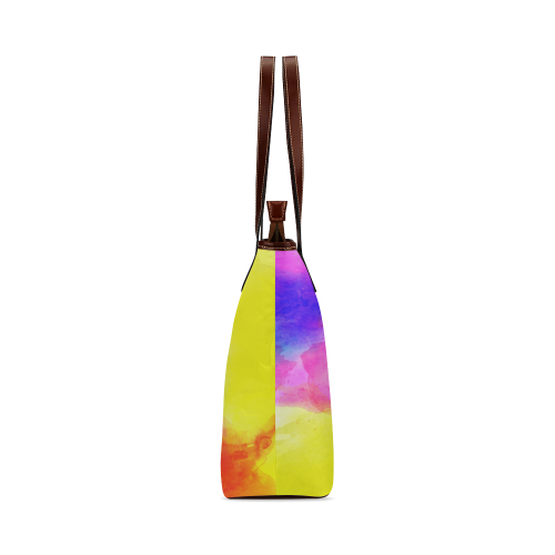 Watercolor abstraction 01 Shoulder Tote Bag (Model 1646)