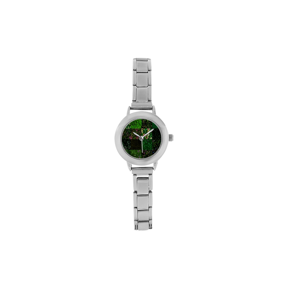 Foliage Patchwork #1 - Jera Nour Women's Italian Charm Watch(Model 107)