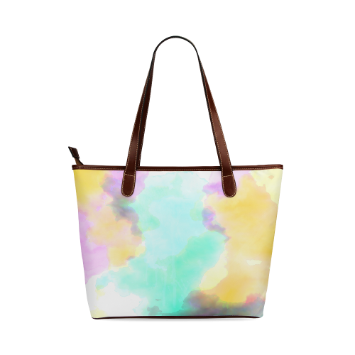 Watercolor abstraction 06 Shoulder Tote Bag (Model 1646)