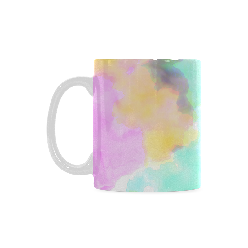 Watercolor abstraction 06 White Mug(11OZ)