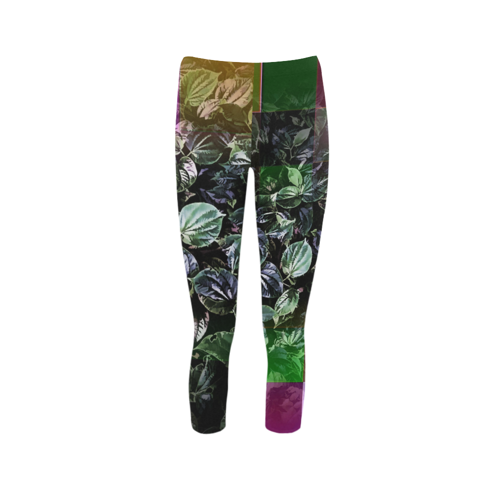 Foliage Patchwork #13 - Jera Nour Capri Legging (Model L02)