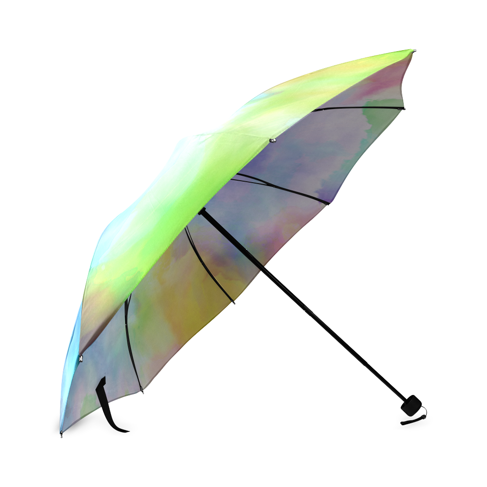 Watercolor abstraction 02 Foldable Umbrella (Model U01)