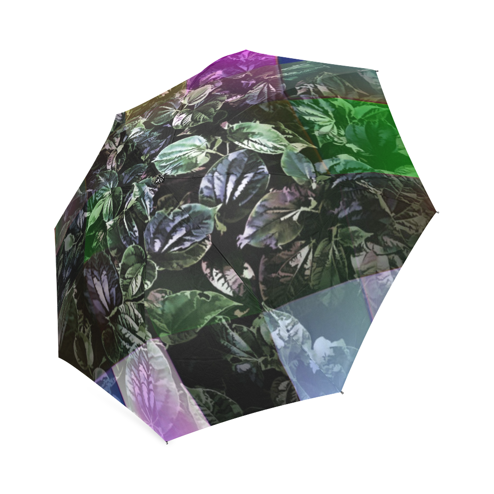 Foliage Patchwork #13 - Jera Nour Foldable Umbrella (Model U01)