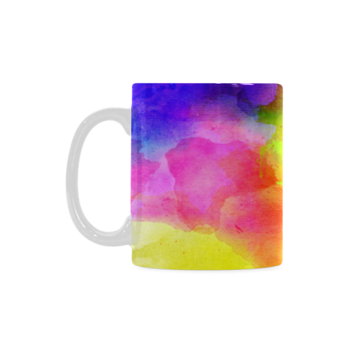 Watercolor abstraction 01 White Mug(11OZ)