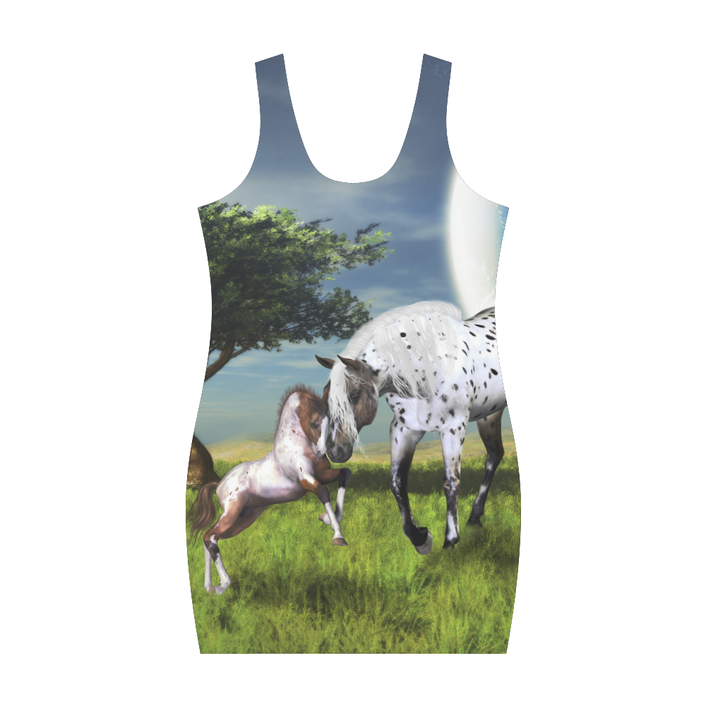 Horses Love Forever Medea Vest Dress (Model D06)